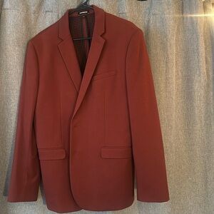Express - RUST SLIM LUXE COMFORT SOFT SUIT 
44R Jacket - 36/30 pants .